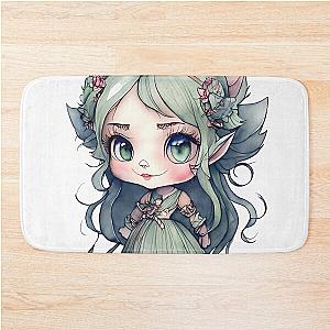 Girl Animal Cartoon Kids Bath Mat