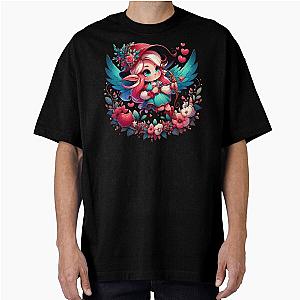 Cute Cupid Girl Oversized T-Shirt