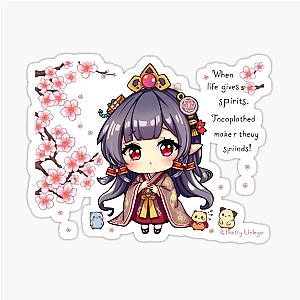 Cute priestess sticker