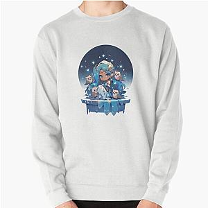 Magical Athena Chibi with Owls Pullover Sweatshirt