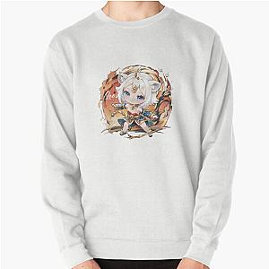 chibi Leo zodiac Pullover Sweatshirt