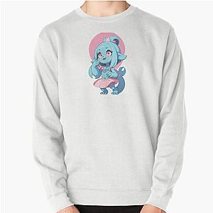 Cute Blue Monster Girl Sweatshirt
