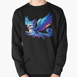 Blue Chibi Grim Griffon Pullover Sweatshirt