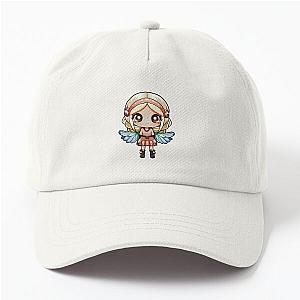 Cute chibi fairy girl with blonde hair Dad Hat