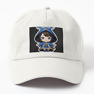 A Beautiful Chibi Kawaii Bunny Girl RPG Wizard Sticker Hat