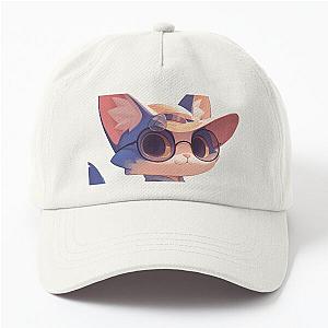 Cute cat with shark tail Dad Hat