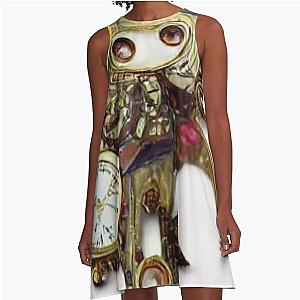 Pirate Steampunk Chibi A-Line Dress