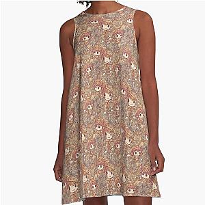Chibi character colorful A-Line Dress