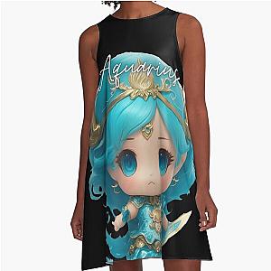 Chibi female aquarius dress