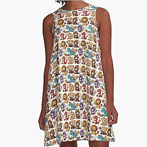 Cute and whimsical versions of characters as animals or mythical creatures A-Line Dress
