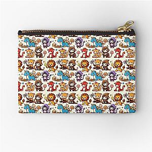 Cute versions of characters as animals or mythical creatures. Zipper Pouch