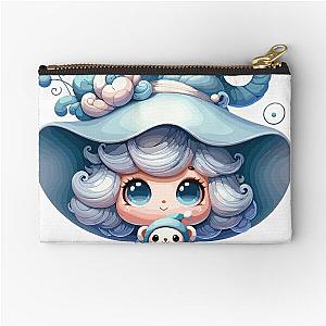 Cute gnome girl Valentine Zipper Pouch