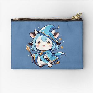 Cute Witch Cow Zipper Pouch
