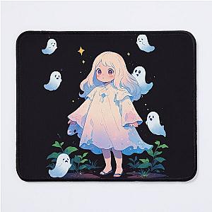 Magical Ghostly Girl - Enchanting Art Mouse Pad