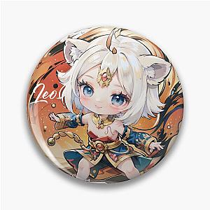 Chibi Leo Zodiac girl Pin