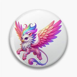 Pink Griffon Chibi Pin