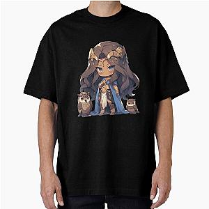 Athena Greek Goddess Chibi Oversized T-Shirt