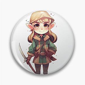 Chibi Elf Sword Pin
