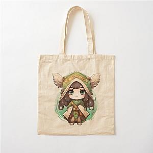 Human Chibi Cotton Tote Bag