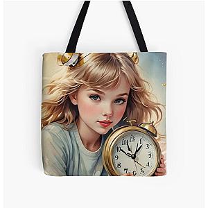 It's Time for a Cute Creation All Over Print Tote Bag
