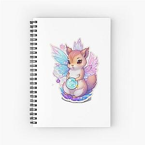 Cute magic fairy squirrel Spiral Notebook