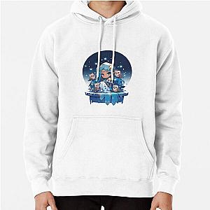 Magical Chibi Athena Pullover Hoodie with Owls