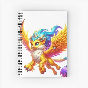 Yellow Griffon Chibi Spiral Notebook