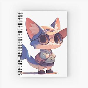 Cute cat with shark tail Notebook