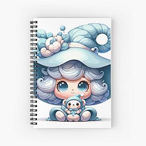 Cute gnome girl Valentine notebook