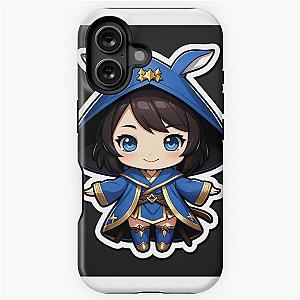 A Cute Kawaii Bunny Girl Rpg Sticker Wizard iPhone Case