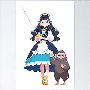 Cute Anime Girl Aesthetic Poster