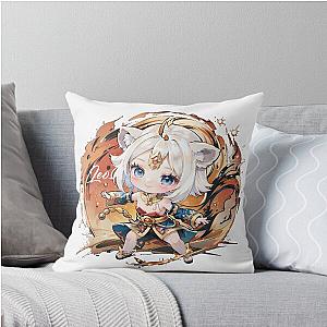 Chibi girl of the Leo zodiac throw pillow 

Corrected to: Chibi girl of Leo zodiac throw pillow