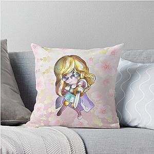 Paladin elf chibi throw pillow