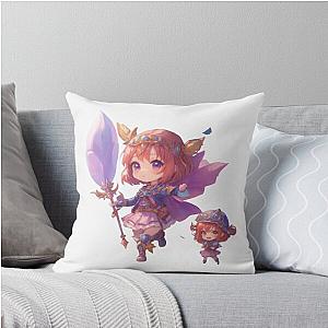 Chibi Fantasy Throw Pillow