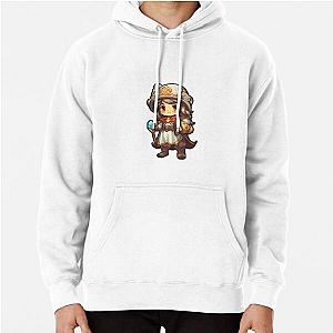 Dnd Cute Female Dwarf Artificer Pullover Hoodie