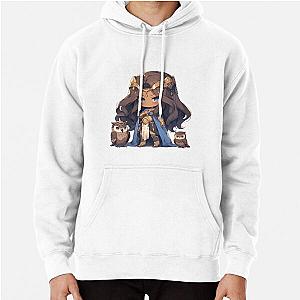 Athena Greek Goddess Chibi with Owls Hoodie