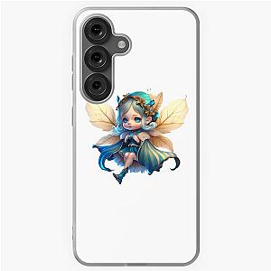 Cute Blue Fairy Chibi Girl Samsung Galaxy Soft Case
