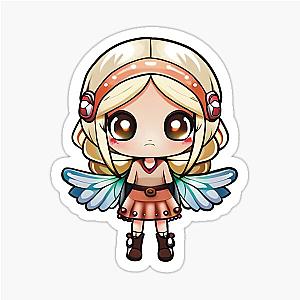 cute chibi fairy girl blonde hair 10 Sticker