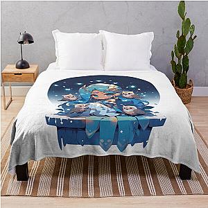 Magical Athena Chibi Owl Throw Blanket