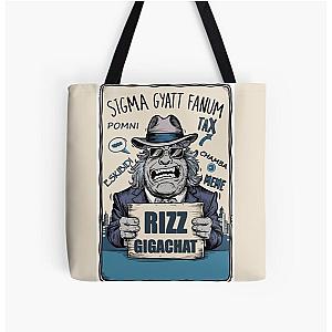 Sigma Gyatt Fanum Tax Pomni Rizz Gigachat Tote Bag