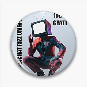 TV Man Sigma Fan Tax Gyatt Pin