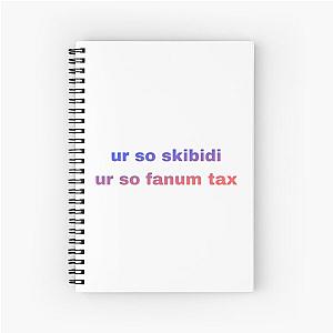 So Cool Skibidi Your So Fun Must Buy Spiral Notebook