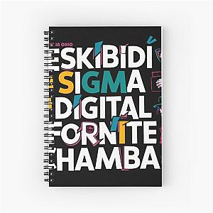 Skibidi Sigma Digital Spiral Notebook