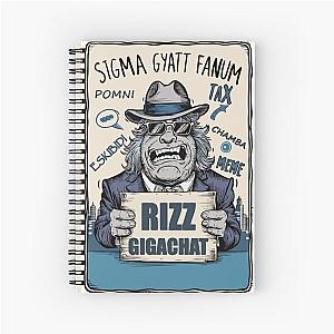 Sigma Gyatt Fanum Tax Pomni Rizz Gigachat Spiral Notebook
