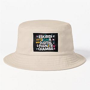 Skibidi Rizz Sigma Pomni Fortnite Chamba Fanum Tax Bucket Hat