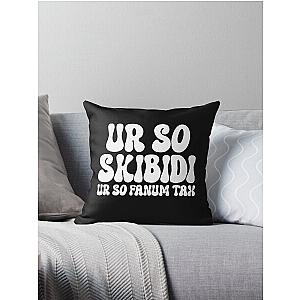 Skibidi Throw Pillow