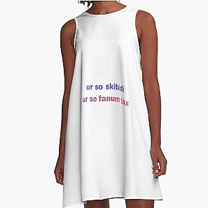 Skibidi A-Line Dress