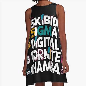 Skibidi Sigma A-Line Dress