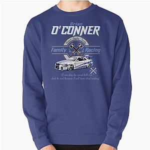 Brian O'Conner Family Racing Fast and Furious Tribute Pullover Sweatshirt
