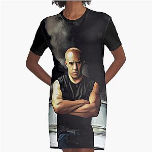 Vin Diesel - Fast And Furious Graphic T-Shirt Dress